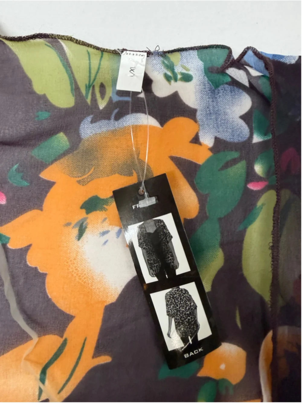 Women's Unbranded Floral Kimono One Size Black Multicolor. 2107